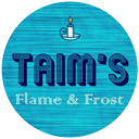 Taim’s Flame & Frost Logo